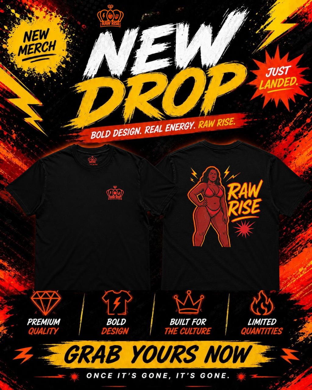 The Raw Rise Classic Tee